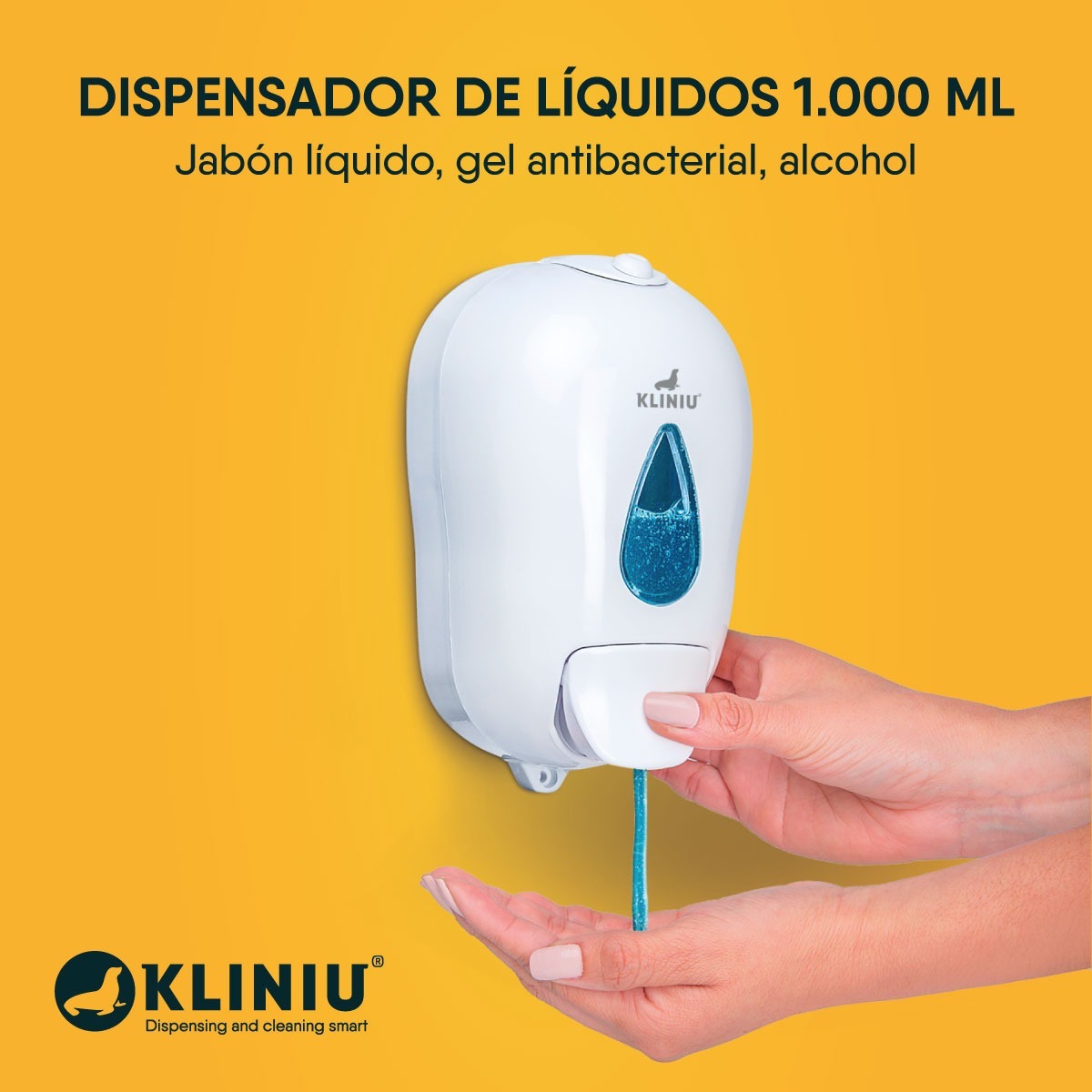 Dispensador de Jabón en ABS de 1.000 ml - Kliniu