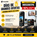 Código de Descuento Insta360 INRSG9HITPA 10% Extra de Descuento + Hasta US$200 de Ahorro