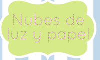 Nubes de luz y papel