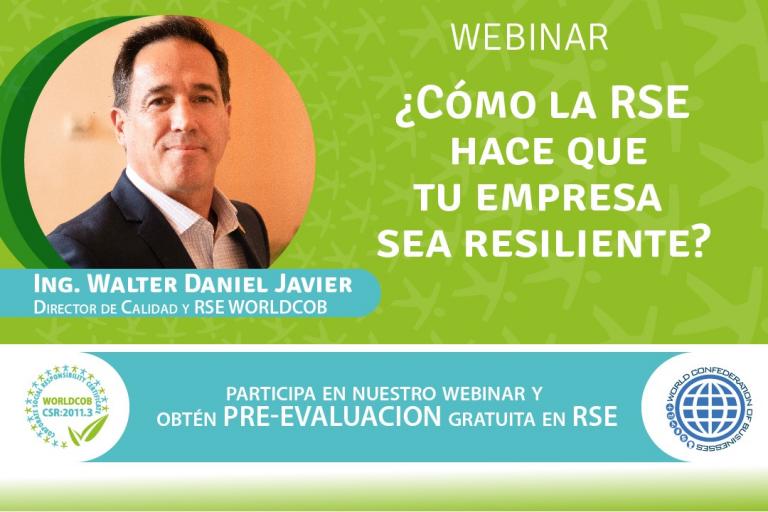 WEBINAR: ¿Cómo la RSE hace que tu empresa sea Resiliente?
