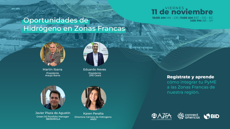Oportunidades de hidrógeno en zonas francas: lanzamiento de la próxima rueda de negocios para fomentar los encadenamientos productivos en nuestra región