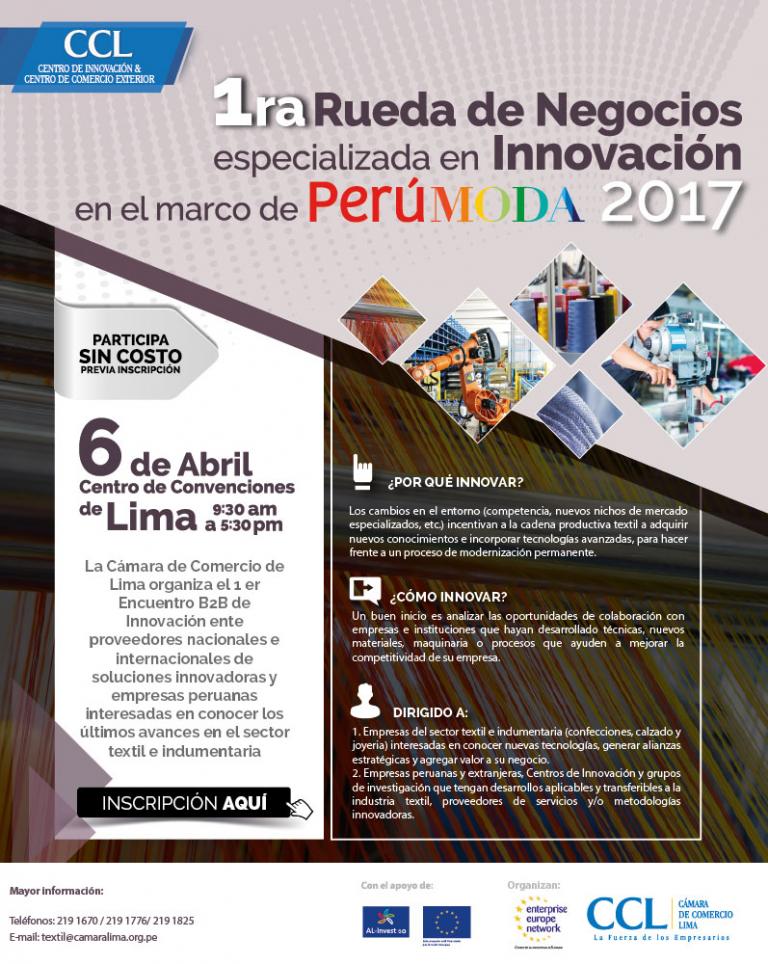 Brokerage en Innovacion para la Industria Textil y Confecciones