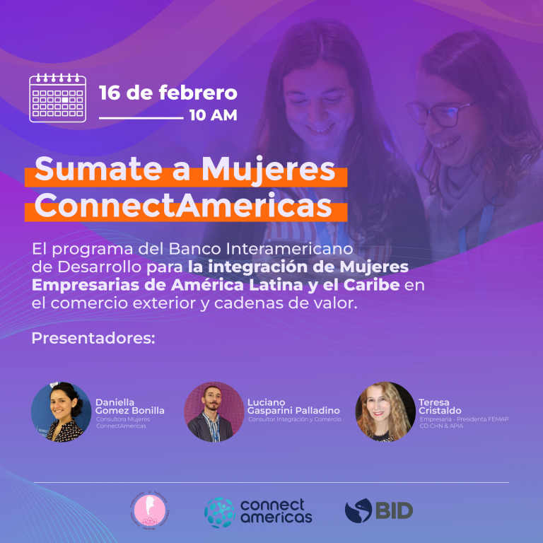 Sumate a Mujeres ConnectAmericas