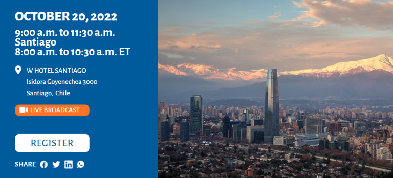 2022 Latin American Cities Conferences: Santiago