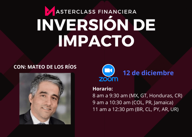 Masterclass Financiera: Inversión de Impacto