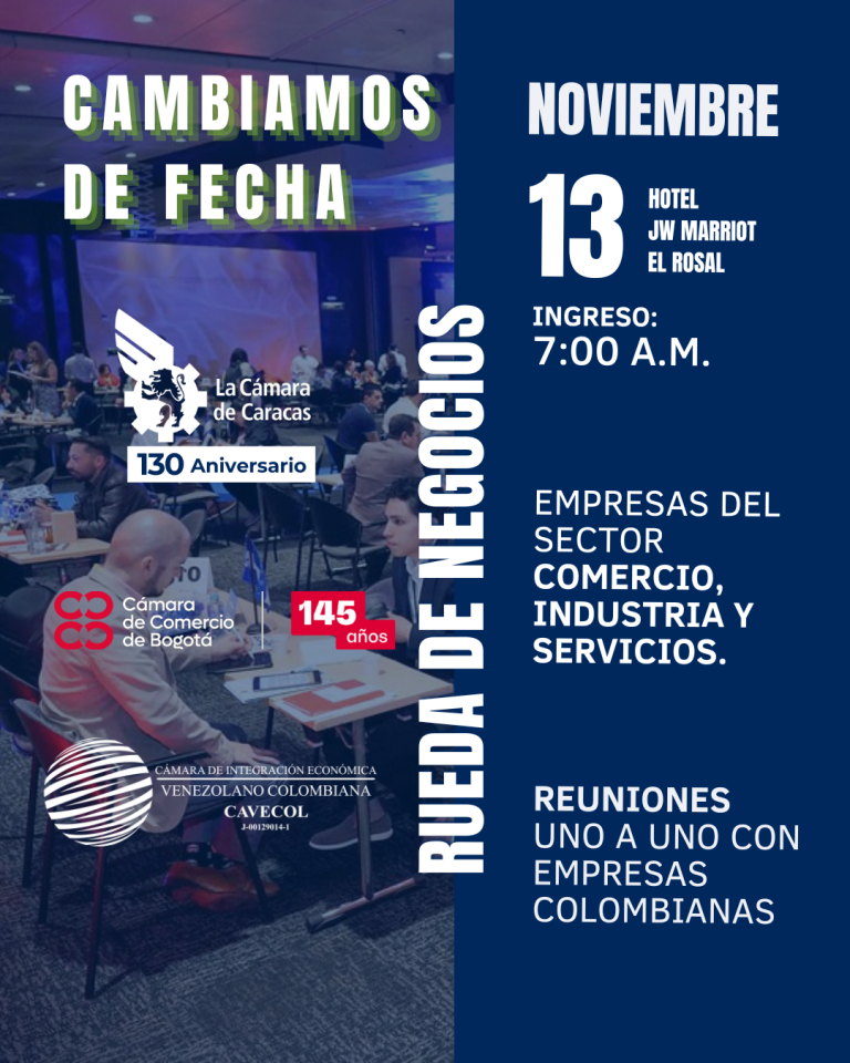 ¡La Rueda de Negocios Colombia-Venezuela es tu próxima parada!