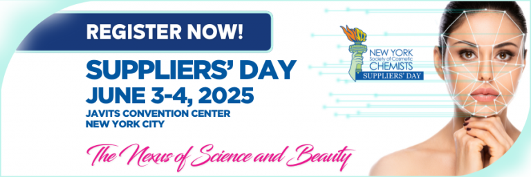 New York Society of Cosmetic Chemists Suppliers’ Day