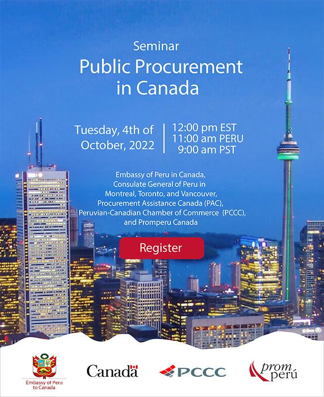 Seminario: Licitaciones y Contratación Pública en Canadá