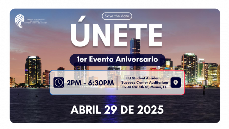 Cámara de Comercio de Mujeres en Estados Unidos de América - Evento Aniversario