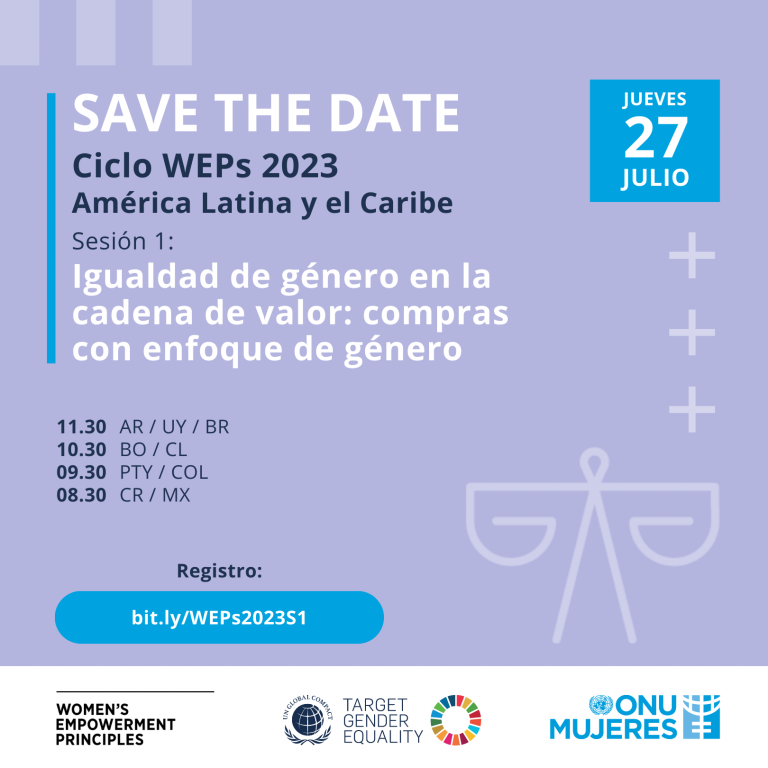 Ciclo WEPs 2023 - Igualdad de género en la cadena de valor: Compras con enfoque de género